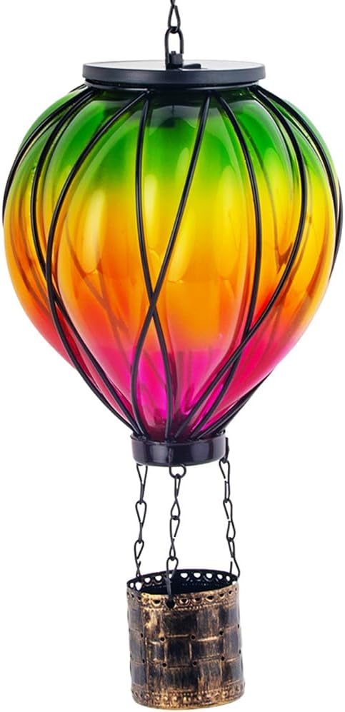 Colorful Solar Hot Air Balloon Lantern by YELENEW