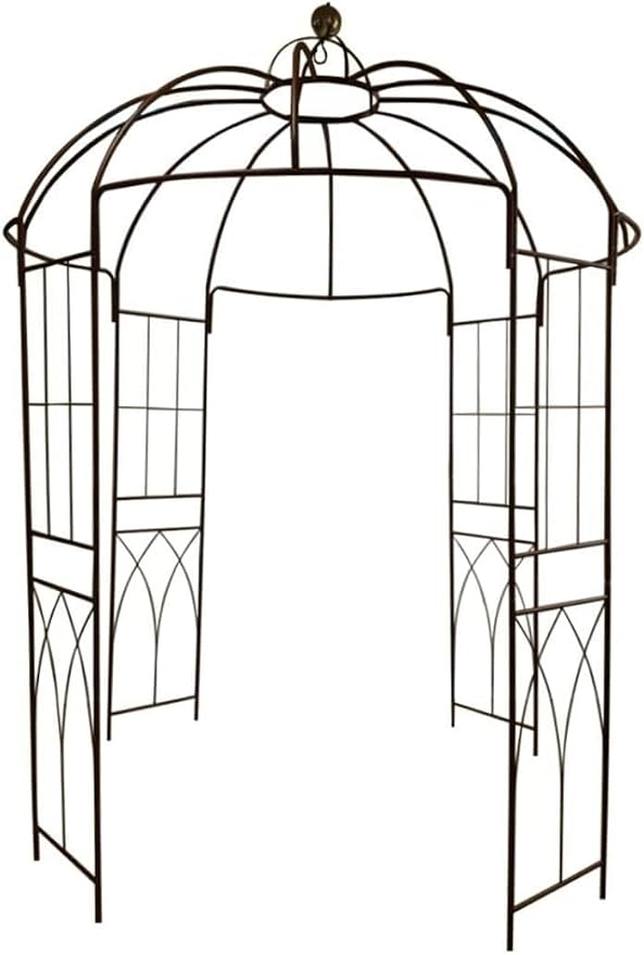 OUTOUR French Style Birdcage Shape Heavy Duty Gazebo, Pergola Pavilion Arch by OUTOUR