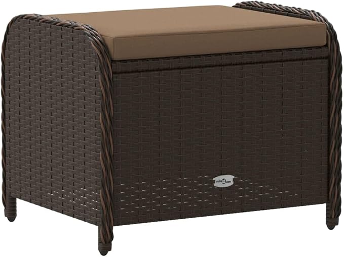 vidaXL Patio Stool with Cushion - Image 8