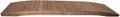 12 FT WALNUT Amish Made Pinewood Heavy Duty Garden Bridge by Unknown