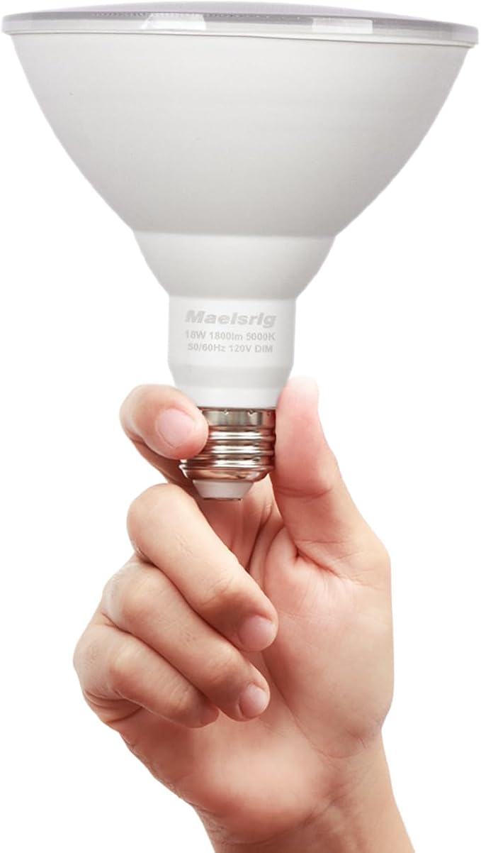 PAR38 LED Flood Light Bulbs Outdoor, Warm White 3000K, Dimmable Weatherproof - Image 7