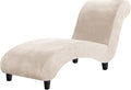H.VERSAILTEX Chaise Lounge Cover Indoor Velvet Chaise Slipcover High Stretch by HVERSAILTEX
