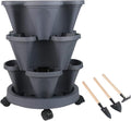 DUNCHATY Stackable Planter, Vertical Garden Planter by DUNCHATY