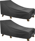 ULTCOVER Waterproof Patio Lounge Chair Cover Heavy Duty Outdoor Chaise Lounge by ULTCOVER