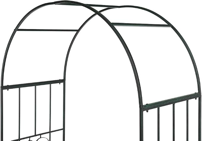 Garden Arbor, 7.3FT Metal Arbor Trellis - Image 4