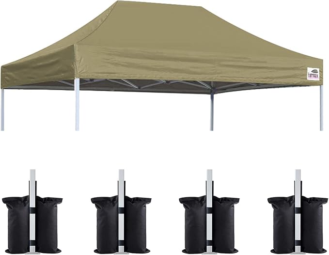 Eurmax USA Pop Up Canopy Replacement Canopy Tent Top Cover, Instant Canopy Top by Eurmax