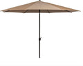 Hanover Montclair 11' Market Outdoor Umbrella, All-Weather, Crank Lever by Hanover