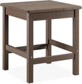 Pslivam Outdoor Side Table, 15.6" Poly Lumber Adirondack Side Table, Weather by PsilvamGardenFurniture