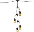 Feit Electric 12ft LED Outdoor Fence String Lights, 10 Sockets, E26 Base by FeitElectricCompany