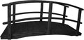8 FT Black Amish Made Garden Bridge by Unknown