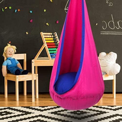 Y- STOP Kids Pod Swing Seat, Hanging Hammock Chair Swing - Image 2