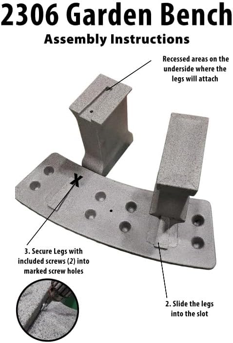 EMSCO Group Garden Bench Statue – Resin Construction - Image 9