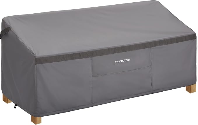 Waterproof Outdoor Sofa Cover 96''L x 40''W x 35''H Patio Deep Sofa Covers by PATIOASIS