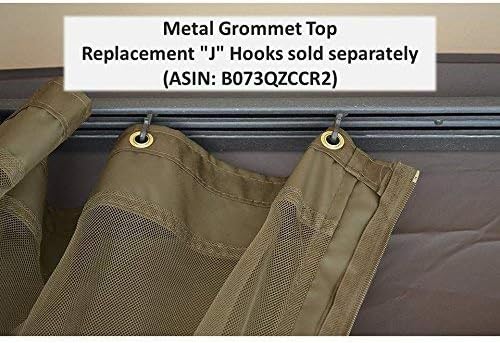 APEX GARDEN 10 Ft. x 12 Ft. Gazebo Replacement Mosquito Netting - Image 6