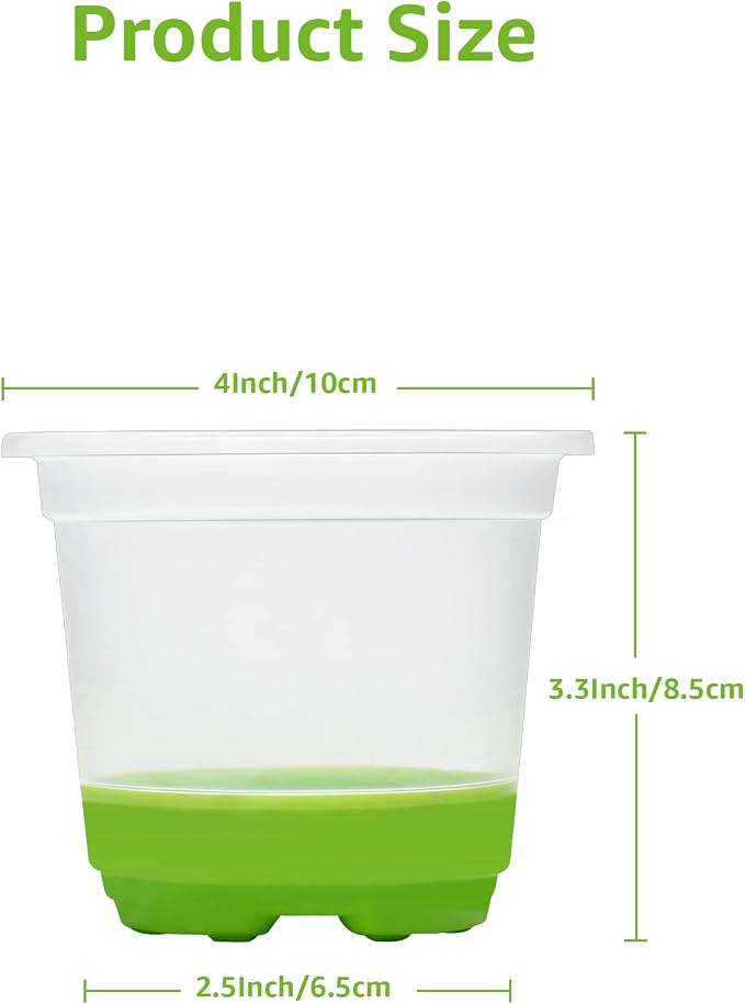 MIXC Thickened Clear Nursery Pots - Image 2