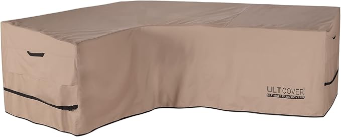 ULTCOVER Waterproof Patio L-Shaped Left Facing Sofa Cover by ULTCOVER
