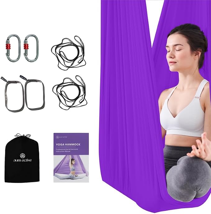 Aerial Silk Yoga Hammock & Swing by AumActive