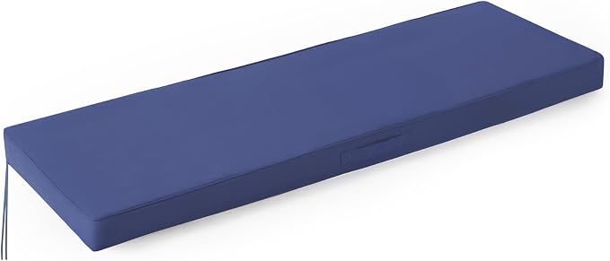 Outdoor Bench Cushions for Outdoor Furniture, Waterproof Bench Pillow, Fade by IPYNBAP