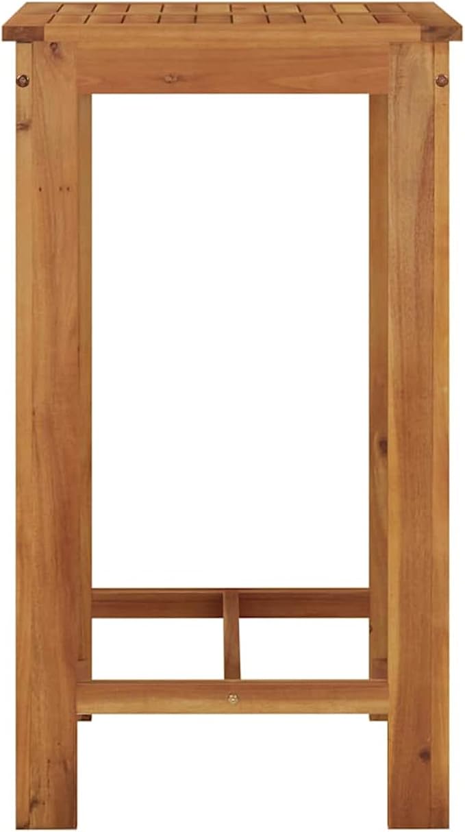 Outdoor Acacia Wood Bar Table - Image 4