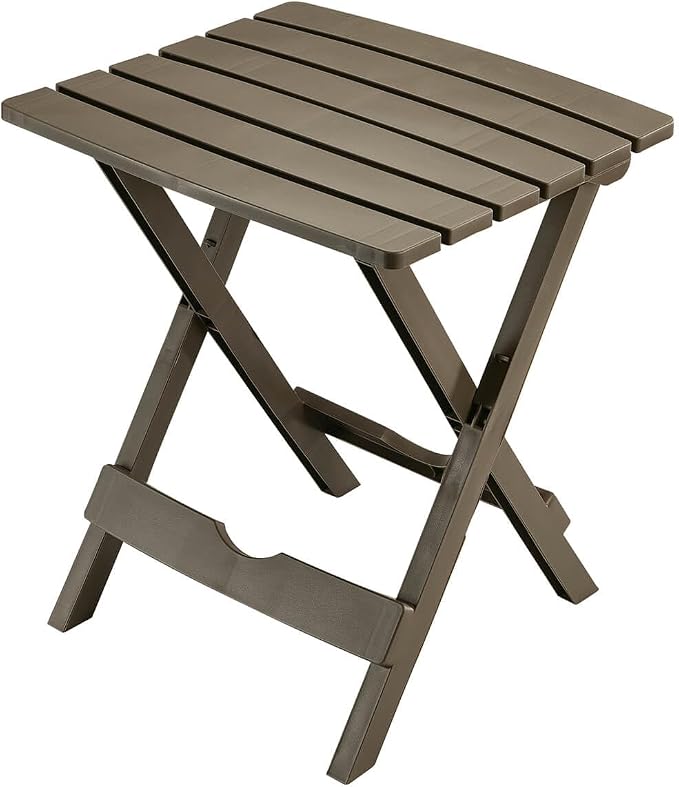 Adams Quik-Fold Side Table, Portobello by Adams