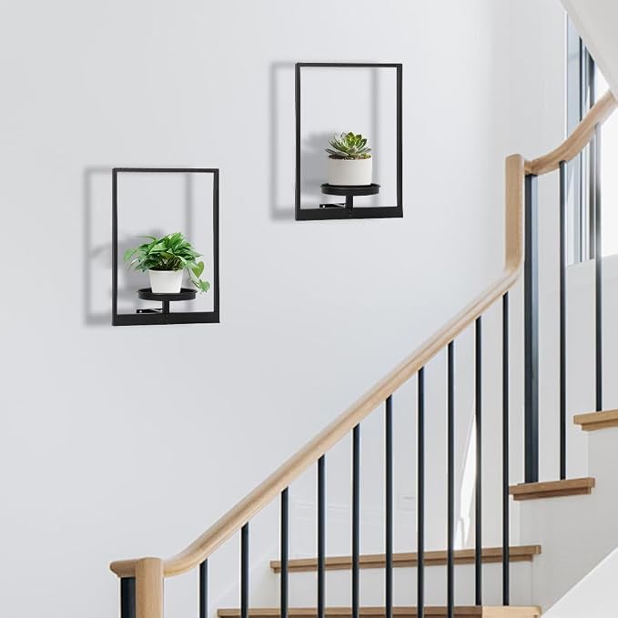 Wall Planters for Indoor Plants, Window Plant Shelves Set of 3, Wall Plant - Image 8