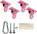 Heavy Duty Pink Swing Hangers Screws Bolts Included Over 5000 lb Capacity by ABUSA