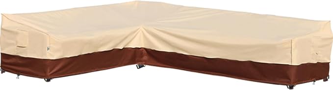 Outdoor Sectional Cover Patio Furniture Covers Waterproof Rip-Stop Anti-UV 600D by Westblue