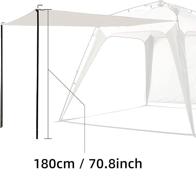 Pop Up Canopy Sun Shelters Shade Tent Pop Up 8.2' X 8.2' - Image 3