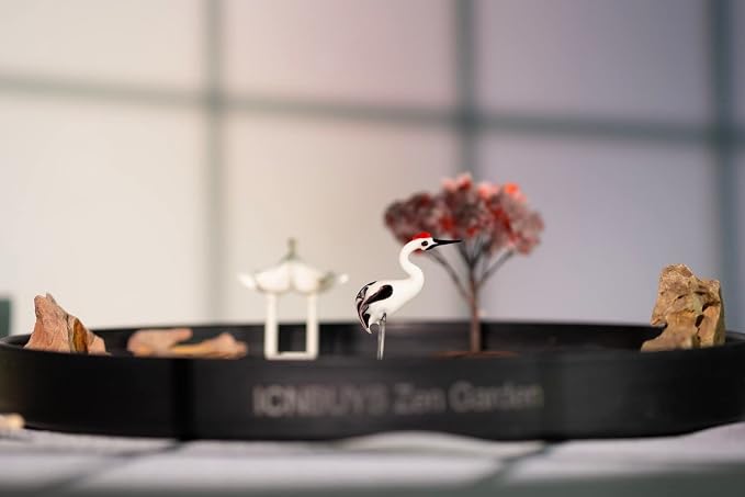 Zen Garden Crane, Pavilion and Sakura Set - Image 4