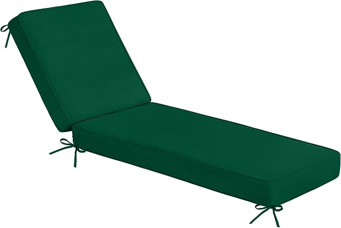 Sundale Outdoor Olefin Chaise Lounge Cushion, Water-Resistant Patio Lounge by SundaleOutdoor