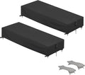 Chaise Lounge Cover, 2 Pack Waterproof Outdoor Lounge Chair Covers by Hiticover