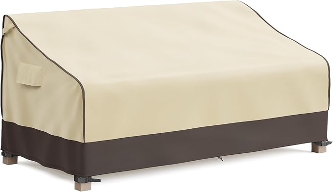 MR. COVER 3-Seater Outdoor Couch Cover Waterproof, 80 Inch Patio Furniture by MRCOVER