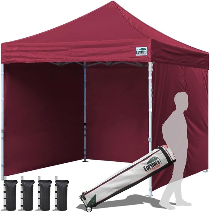 Eurmax USA 10'x10' Pop-up Canopy Tent Commercial Instant Canopies by Eurmax