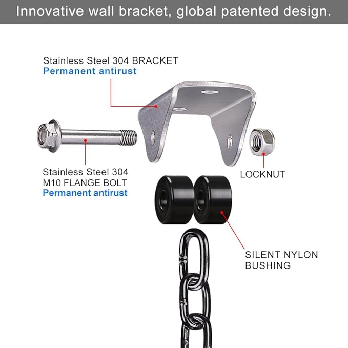 BeneLabel Heavy Duty Porch Swing Chain Kit - Image 5