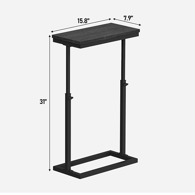 TUTOTAK End Table, Side Table, Tall Couch Table, Sofa Table, Living Room - Image 8