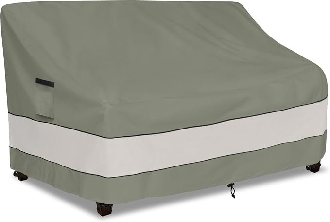 Outdoor Sofa Cover, Patio Loveseat Cover, 2-Seater Sofa Cover, Waterproof Heavy by Aacabo