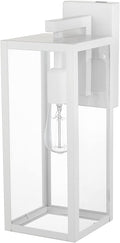 GLOBE Electric 44836 Bowery 1-Light Outdoor Indoor Wall Sconce, Matte White by GlobeElectric