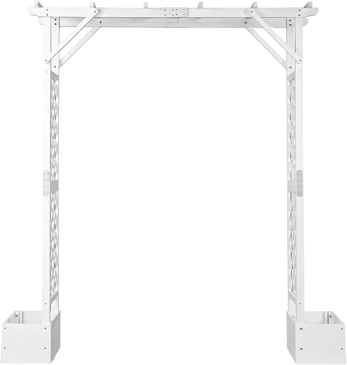 VINGLI Wooden Garden Arbor - Image 9