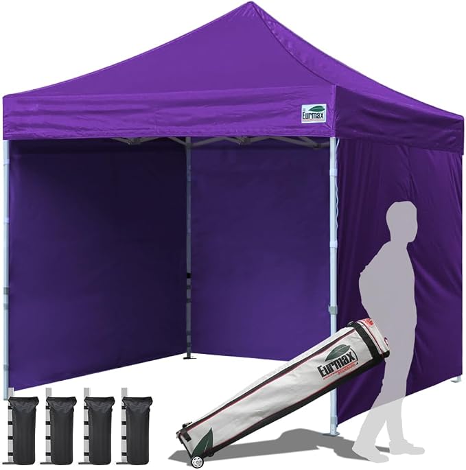 Eurmax USA 10'x10' Pop-up Canopy Tent Commercial Instant Canopies by Eurmax
