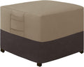 Easy-Going Outdoor Ottoman Cover, Waterproof Patio Ottoman Cover, Heavy Duty by Easy-Going