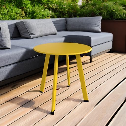 Grand patio Outdoor Side Table Round End Table - Image 6