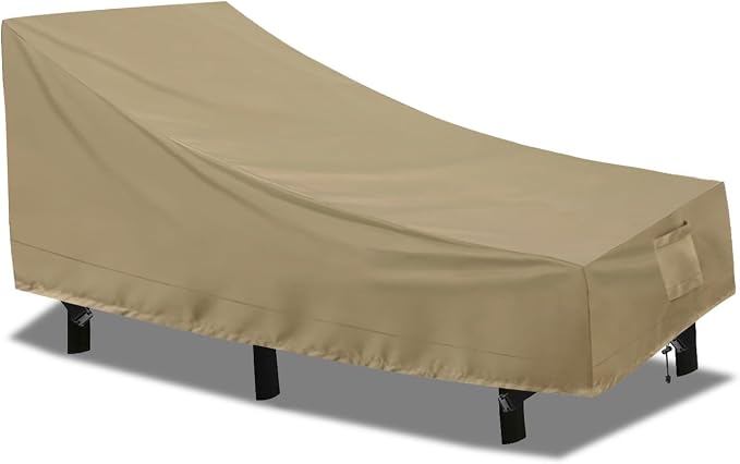 PureFit Outdoor Chaise Lounge Cover, Lounge Chair Covers Waterproof Patio by PureFit