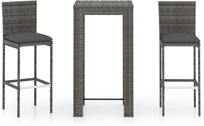 vidaXL 5 Piece Outdoor Patio Bar Set by vidaXL