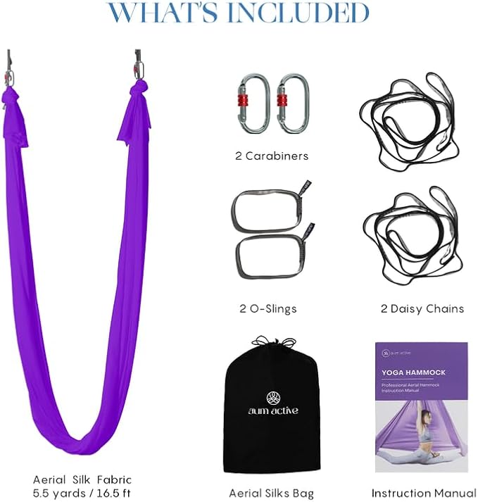 Aerial Silk Yoga Hammock & Swing - Image 2