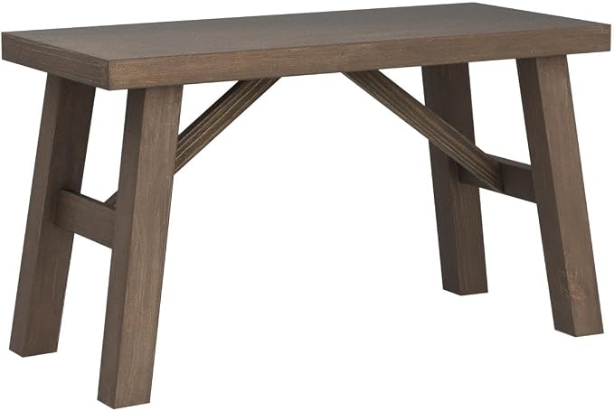 Wnutrees Sawmill Wood Bench, Rustic Entry Way Benches Seat, Solid Wood - Image 5