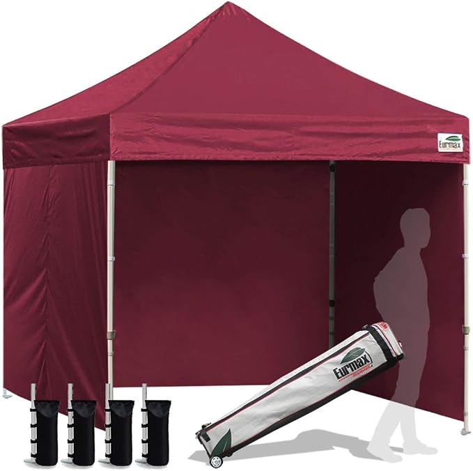 Eurmax USA 8'x8' Pop-up Canopy Tent Commercial Instant Canopies by Eurmax