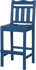 nalone Outdoor Bar Stool, HDPE Tall Adirondack Chair Bar Chair, Weather by NALONE