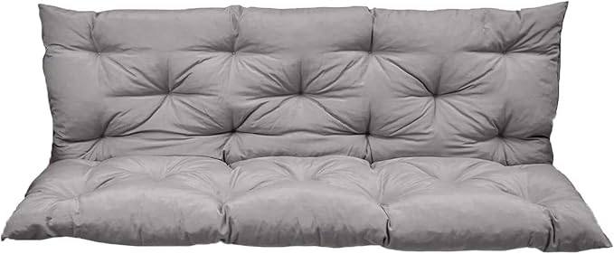 Outside Benches Cushion with Backrest, Thicken Waterproof Swing Cushions 2/3 by Unknown