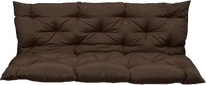 Outside Benches Cushion with Backrest, Thicken Waterproof Swing Cushions 2/3 by Unknown
