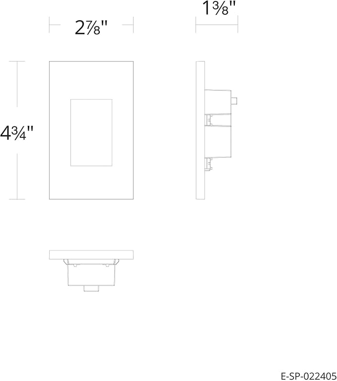 Builder Essentials Indoor or Outdoor 120V Input LED Step or Patio Deck Light - Image 7